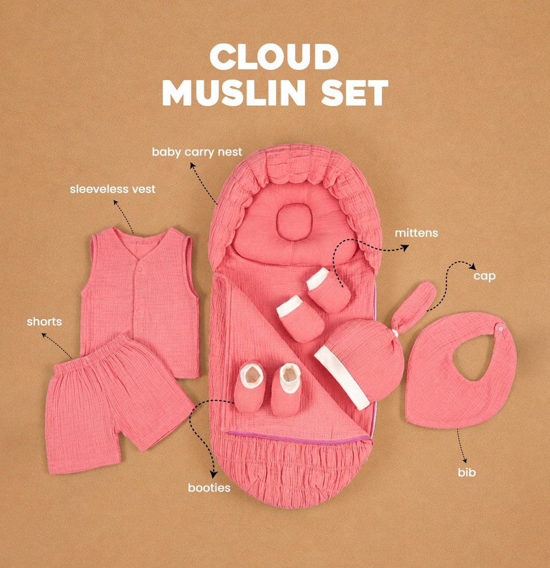 Cloud muslin set