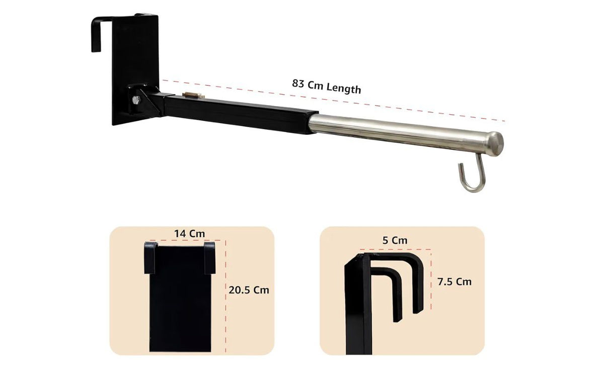 Foldable window hanger