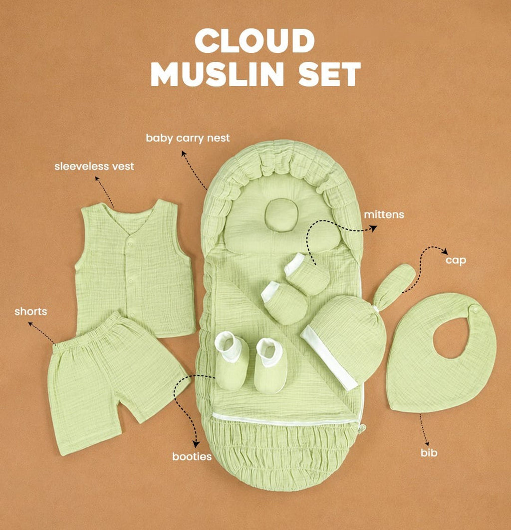Cloud muslin set