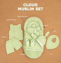 Cloud muslin set